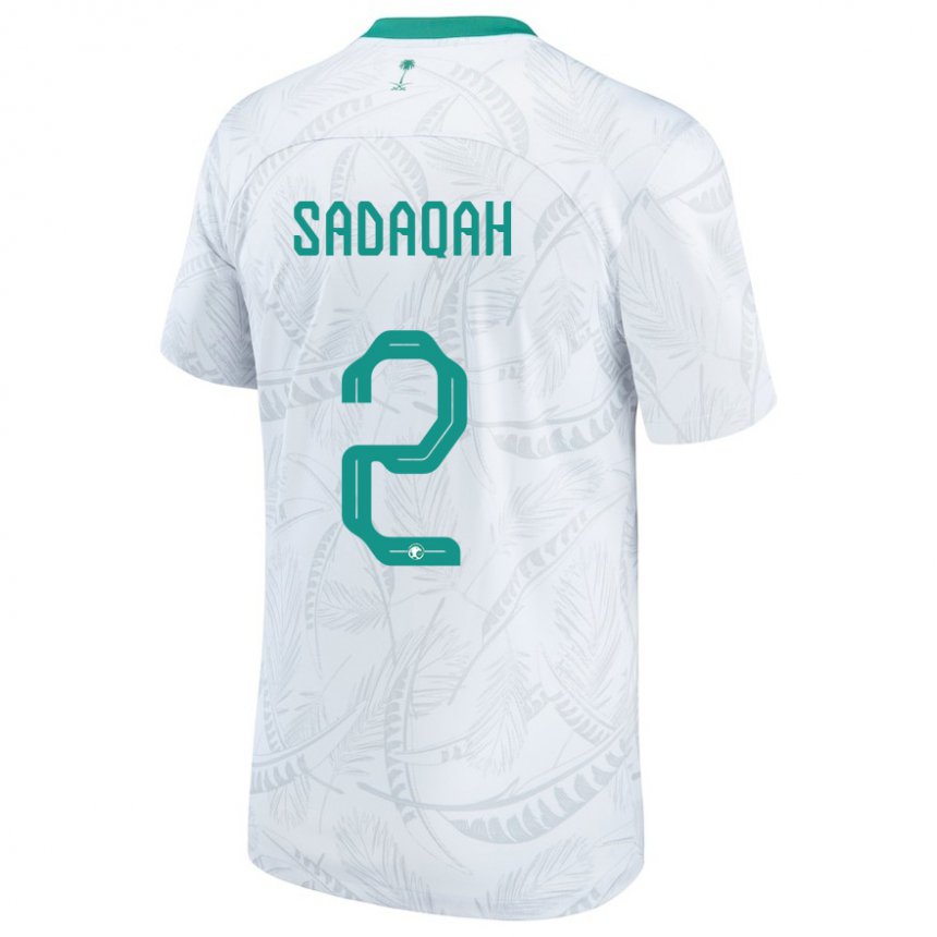 Kinder Saudi-arabische Bayan Sadaqah #2 Weiß Heimtrikot Trikot 22-24 T-shirt Österreich