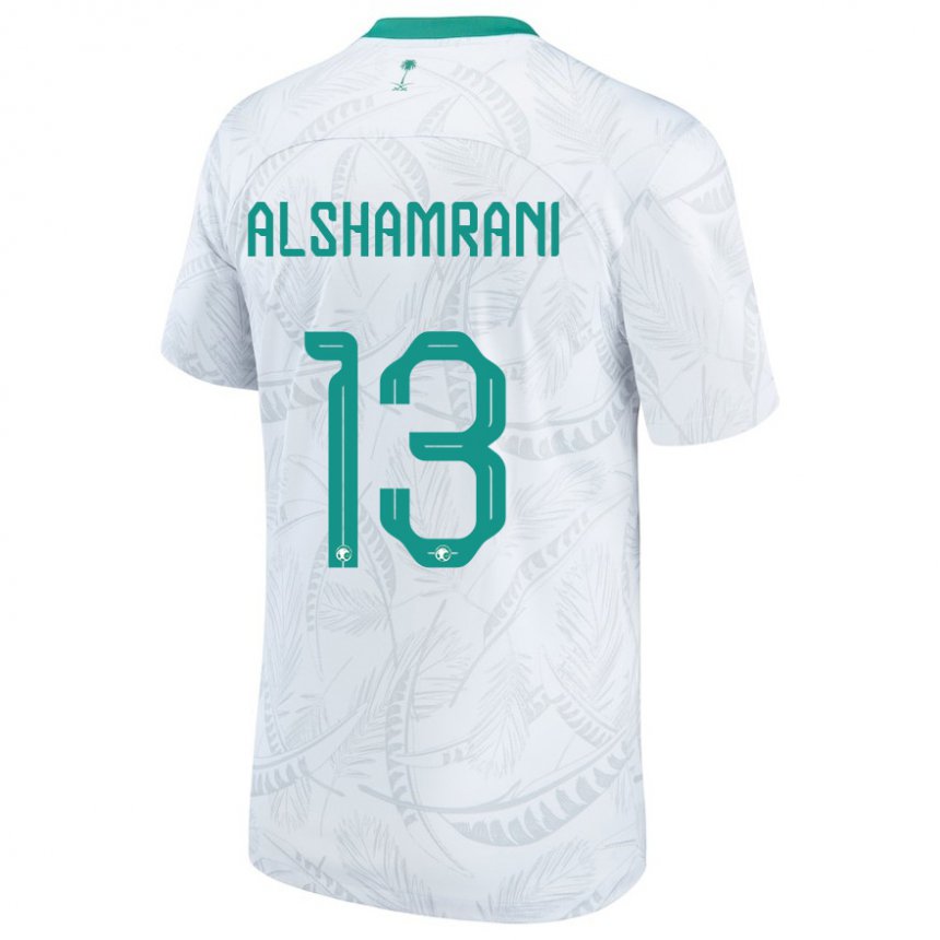 Kinder Saudi-arabische Farha Alshamrani #13 Weiß Heimtrikot Trikot 22-24 T-shirt Österreich