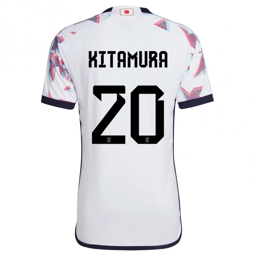 Kinder Japanische Nanami Kitamura #20 Weiß Auswärtstrikot Trikot 22-24 T-shirt Österreich