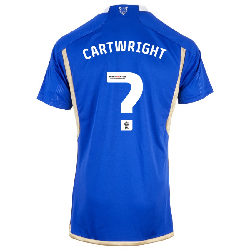 Kinder Henry Cartwright #0 Blau Heimtrikot Trikot 2023/24 T-Shirt Österreich