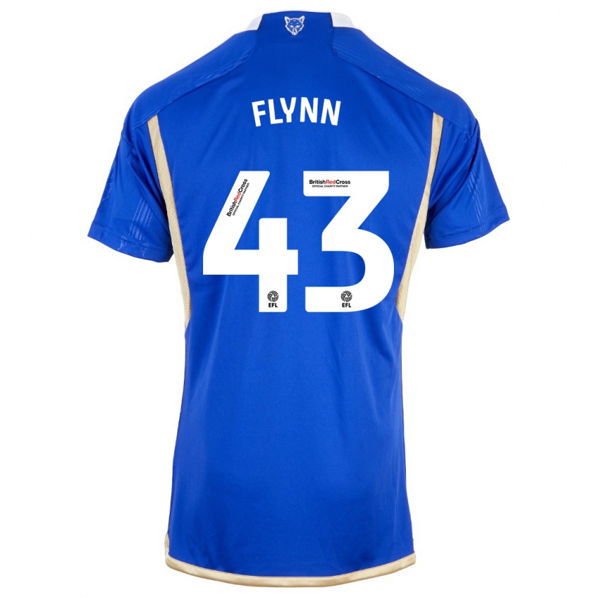 Kinder Shane Flynn #43 Blau Heimtrikot Trikot 2023/24 T-Shirt Österreich