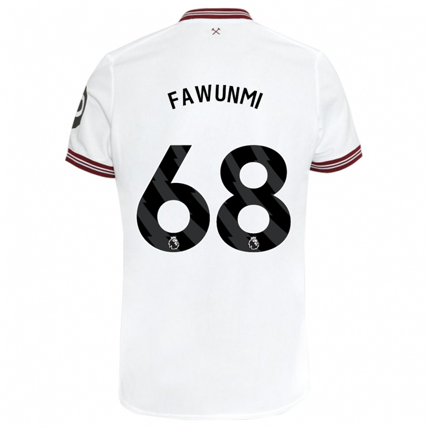 Kinder Favour Fawunmi #68 Weiß Auswärtstrikot Trikot 2023/24 T-Shirt Österreich