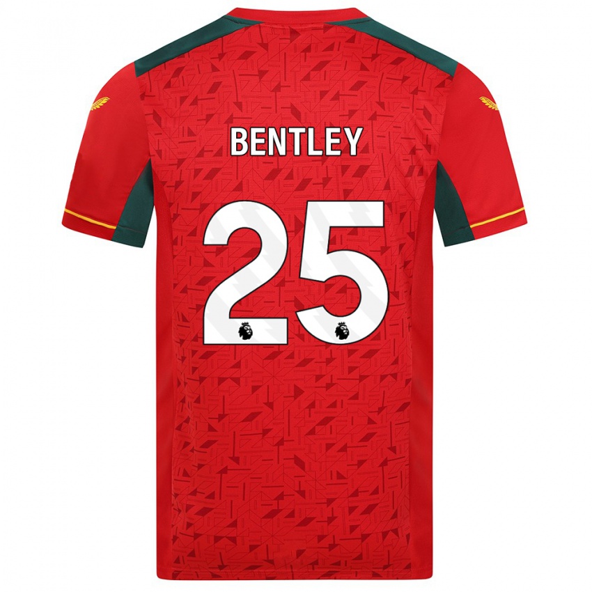 Kinder Daniel Bentley #25 Rot Auswärtstrikot Trikot 2023/24 T-Shirt Österreich