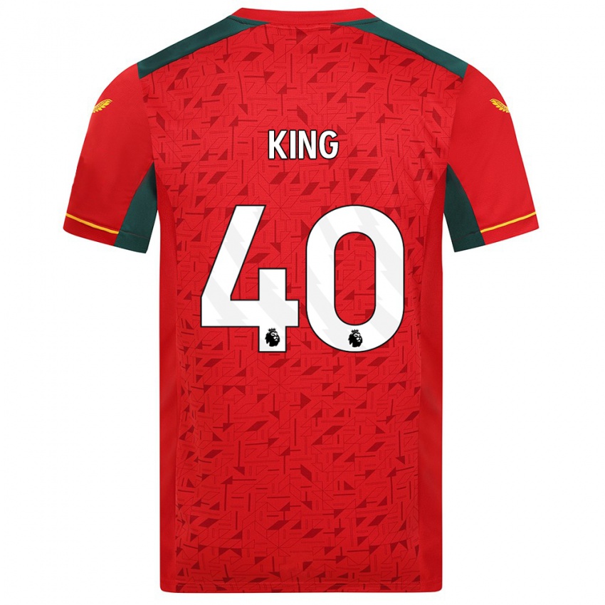 Kinder Tom King #40 Rot Auswärtstrikot Trikot 2023/24 T-Shirt Österreich
