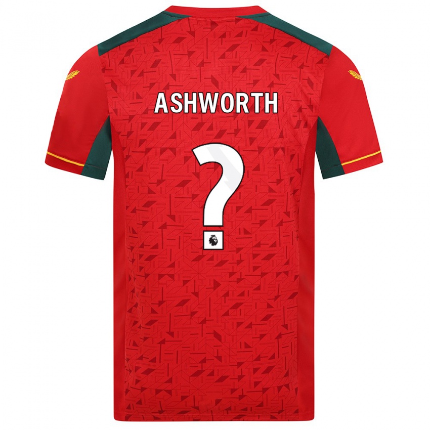 Kinder Fin Ashworth #0 Rot Auswärtstrikot Trikot 2023/24 T-Shirt Österreich