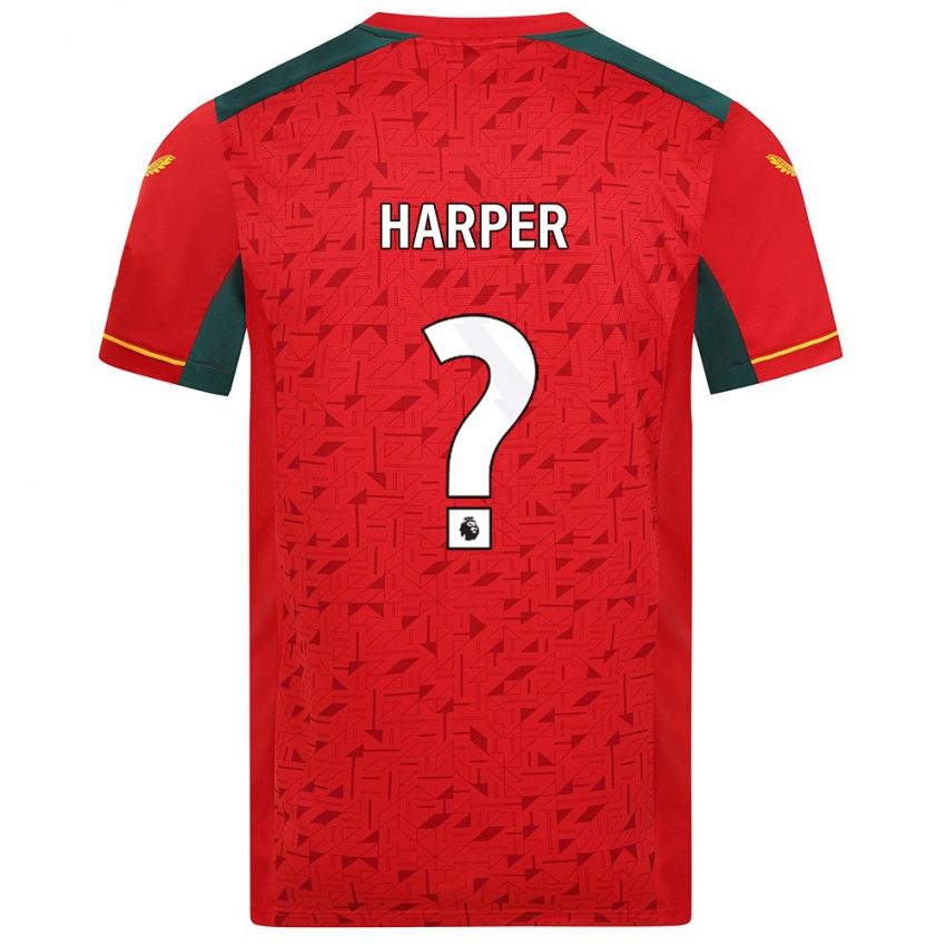 Kinder Fraser Harper #0 Rot Auswärtstrikot Trikot 2023/24 T-Shirt Österreich