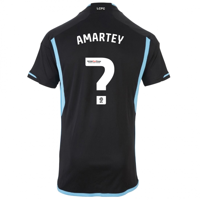 Kinder Bobby Amartey #0 Schwarz Auswärtstrikot Trikot 2023/24 T-Shirt Österreich