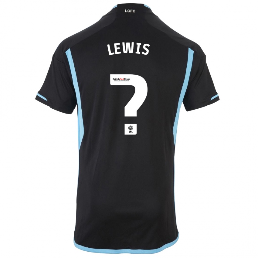 Kinder Jack Lewis #0 Schwarz Auswärtstrikot Trikot 2023/24 T-Shirt Österreich