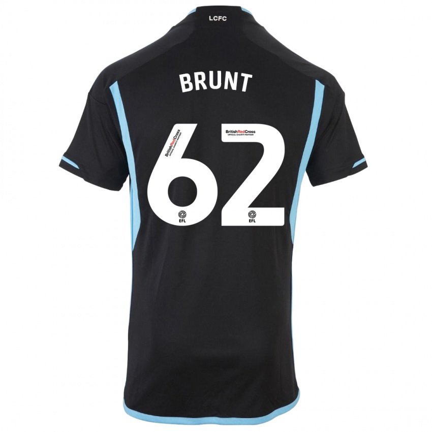 Kinder Lewis Brunt #62 Schwarz Auswärtstrikot Trikot 2023/24 T-Shirt Österreich
