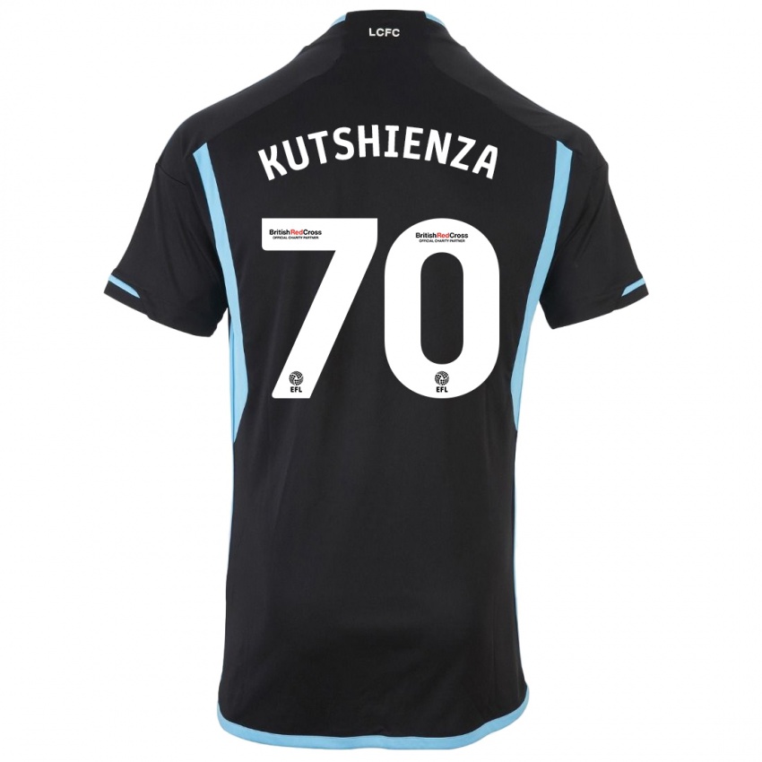 Kinder Jesper Kutshienza #70 Schwarz Auswärtstrikot Trikot 2023/24 T-Shirt Österreich