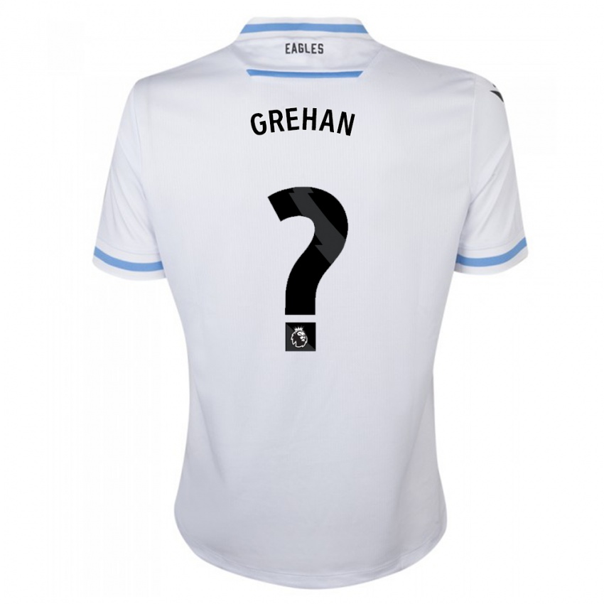 Kinder Sean Grehan #0 Weiß Auswärtstrikot Trikot 2023/24 T-Shirt Österreich