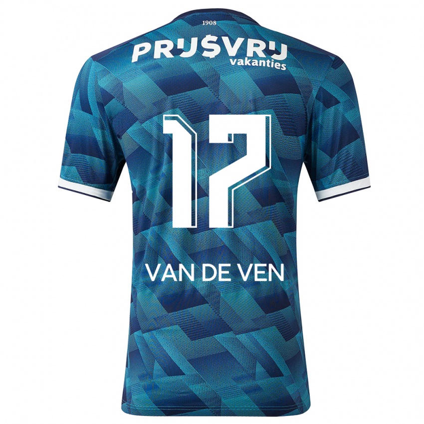 Kinder Zoi Van De Ven #17 Blau Auswärtstrikot Trikot 2023/24 T-Shirt Österreich