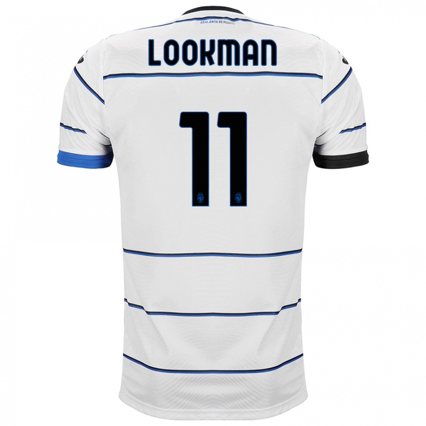 Kinder Ademola Lookman #11 Weiß Auswärtstrikot Trikot 2023/24 T-Shirt Österreich