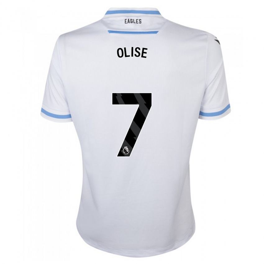 Herren Michael Olise #7 Weiß Auswärtstrikot Trikot 2023/24 T-Shirt Österreich