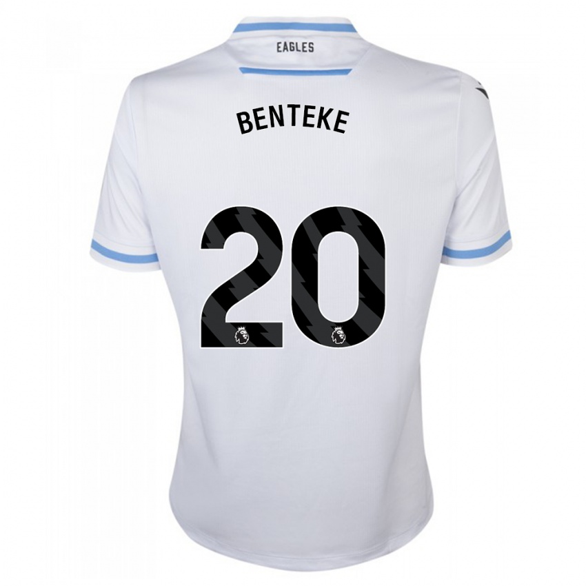 Herren Christian Benteke #20 Weiß Auswärtstrikot Trikot 2023/24 T-Shirt Österreich