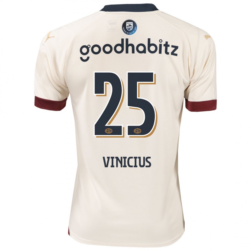 Herren Carlos Vinicius #25 Cremefarben Auswärtstrikot Trikot 2023/24 T-Shirt Österreich