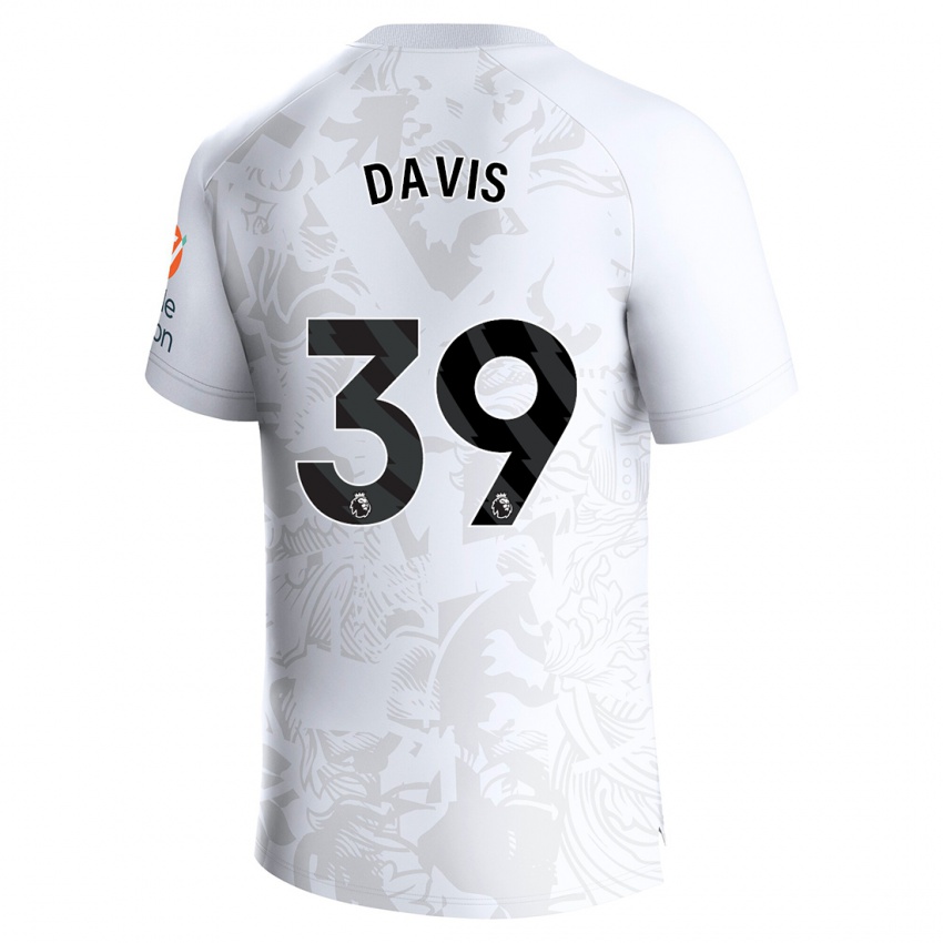 Damen Keinan Davis #39 Weiß Auswärtstrikot Trikot 2023/24 T-Shirt Österreich