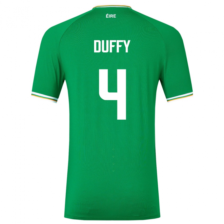 Kinder Irische Shane Duffy #4 Grün Heimtrikot Trikot 24-26 T-Shirt Österreich