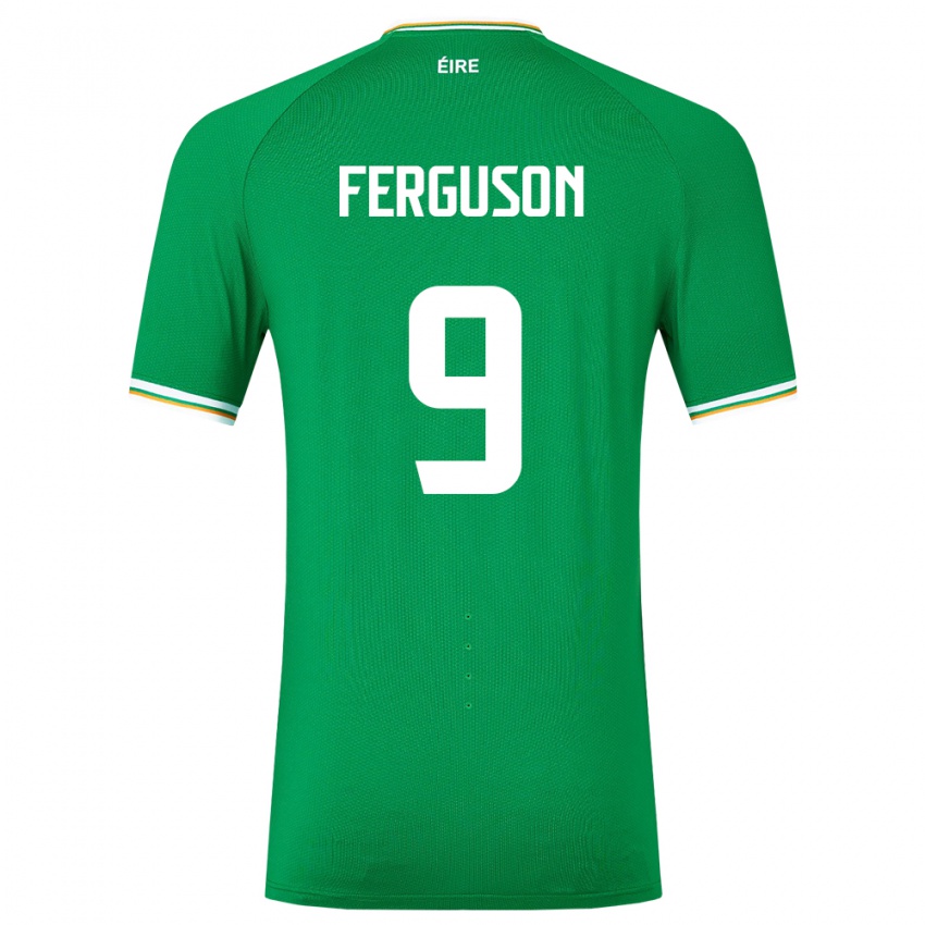Kinder Irische Evan Ferguson #9 Grün Heimtrikot Trikot 24-26 T-Shirt Österreich