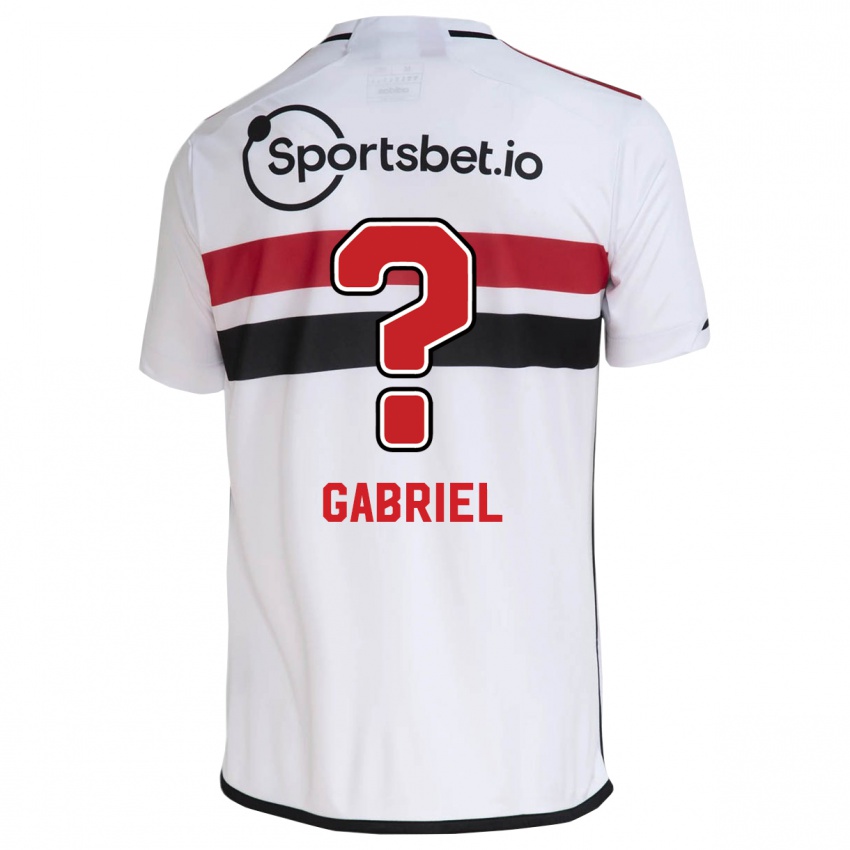 Kinder João Gabriel #0 Weiß Heimtrikot Trikot 2023/24 T-Shirt Österreich