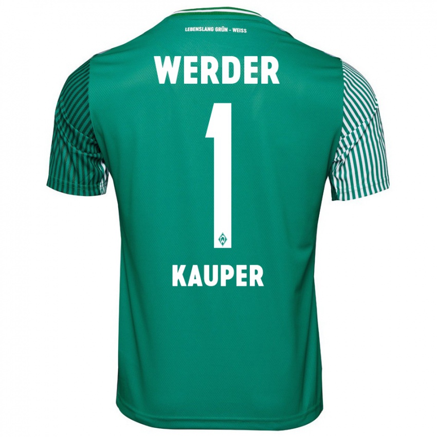 Kinder Ben Käuper #1 Grün Heimtrikot Trikot 2023/24 T-Shirt Österreich