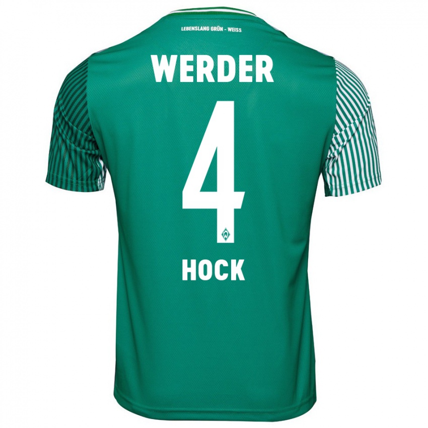 Kinder Alexander Höck #4 Grün Heimtrikot Trikot 2023/24 T-Shirt Österreich