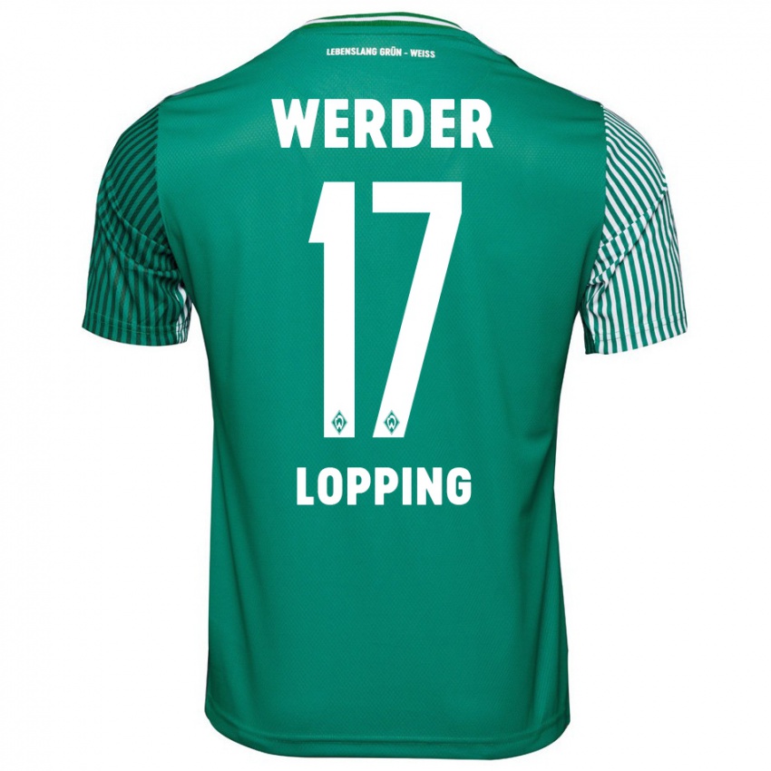 Kinder Jakob Löpping #17 Grün Heimtrikot Trikot 2023/24 T-Shirt Österreich
