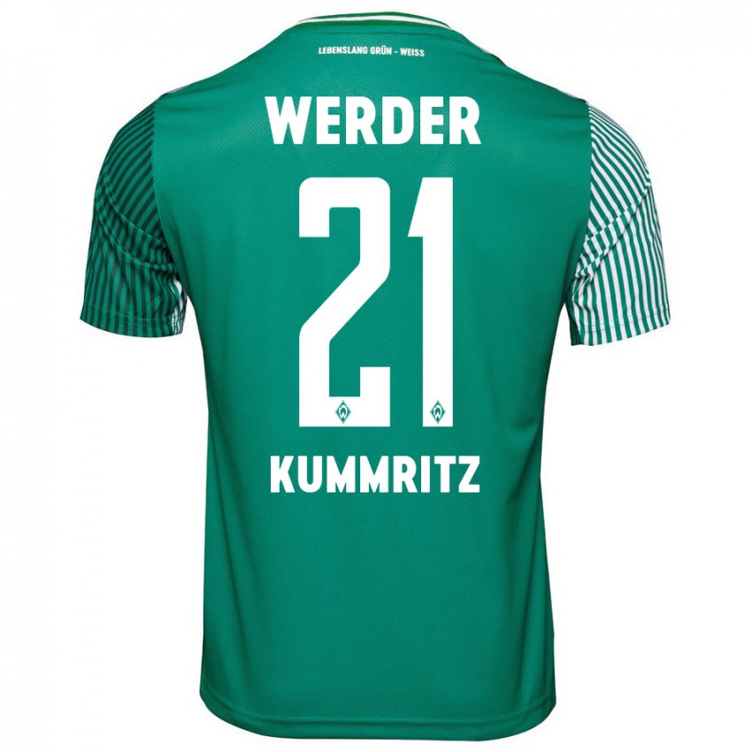 Kinder Liam Kümmritz #21 Grün Heimtrikot Trikot 2023/24 T-Shirt Österreich