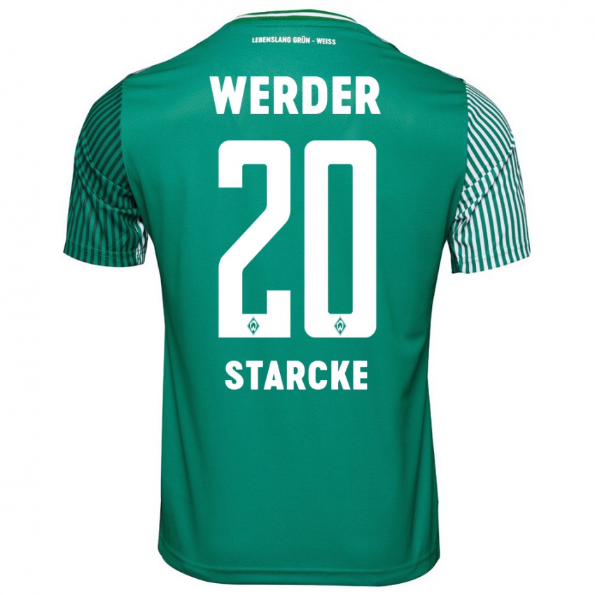 Kinder Bennet Starcke #20 Grün Heimtrikot Trikot 2023/24 T-Shirt Österreich