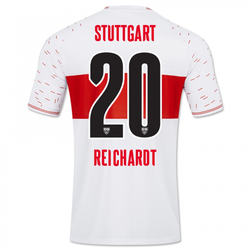 Kinder Leon Reichardt #20 Weiß Heimtrikot Trikot 2023/24 T-Shirt Österreich
