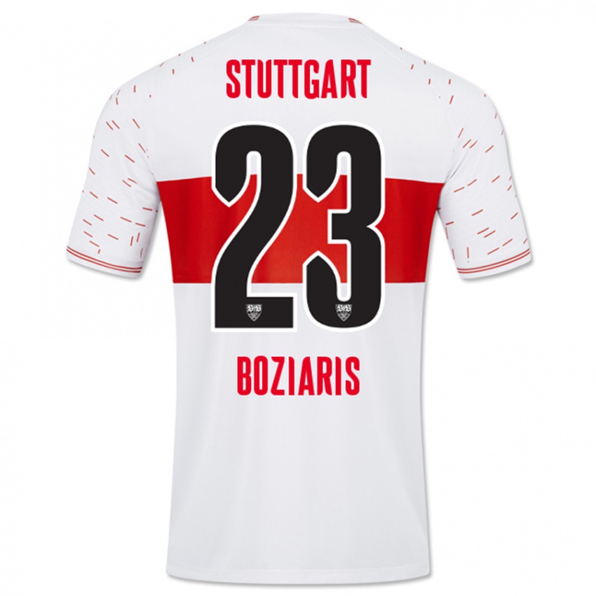 Kinder Giannis Boziaris #23 Weiß Heimtrikot Trikot 2023/24 T-Shirt Österreich