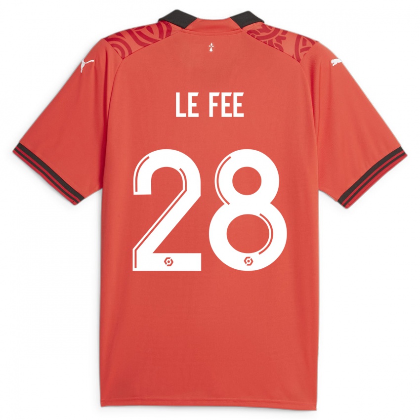 Kinder Enzo Le Fée #28 Rot Heimtrikot Trikot 2023/24 T-Shirt Österreich