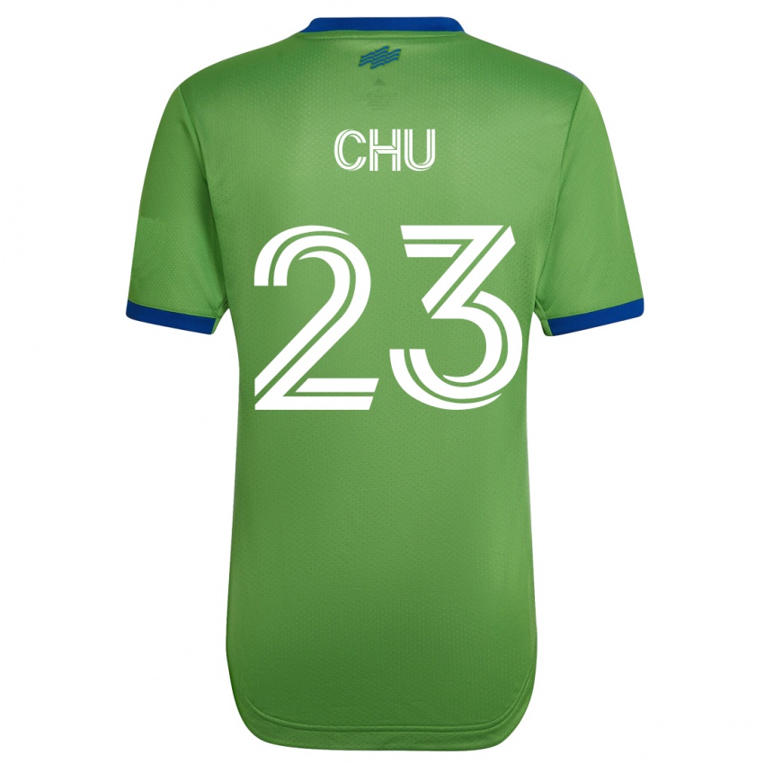 Kinder Léo Chú #23 Grün Heimtrikot Trikot 2023/24 T-Shirt Österreich