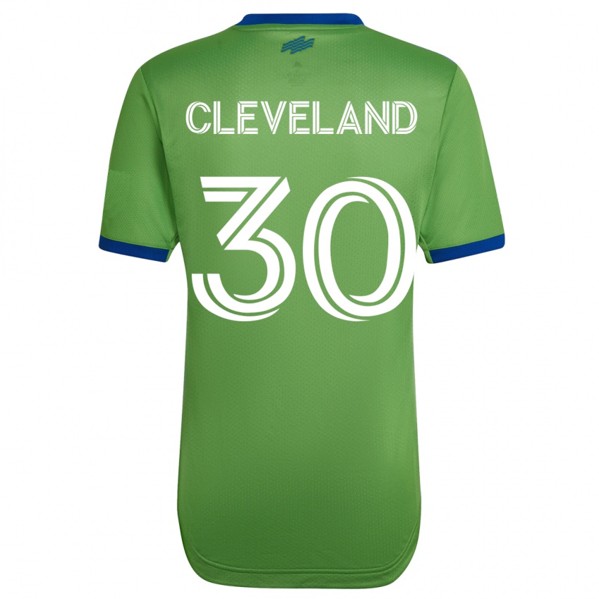Kinder Stefan Cleveland #30 Grün Heimtrikot Trikot 2023/24 T-Shirt Österreich