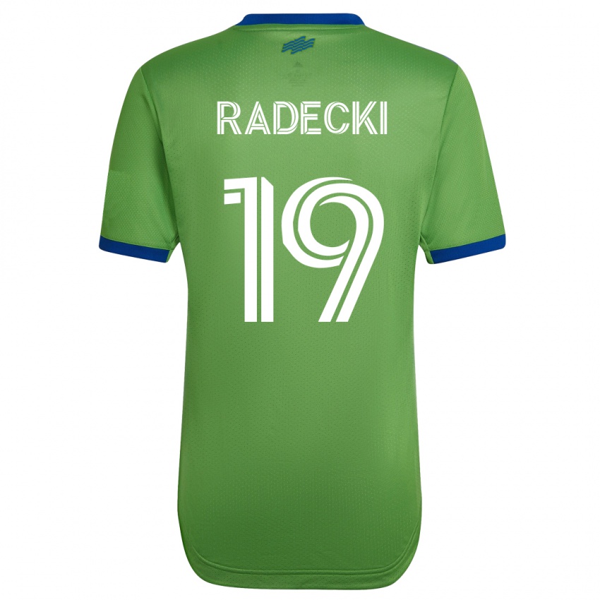 Kinder Taylor Radecki #19 Grün Heimtrikot Trikot 2023/24 T-Shirt Österreich