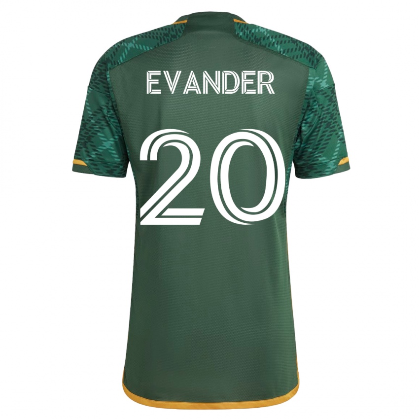 Kinder Evander #20 Grün Heimtrikot Trikot 2023/24 T-Shirt Österreich