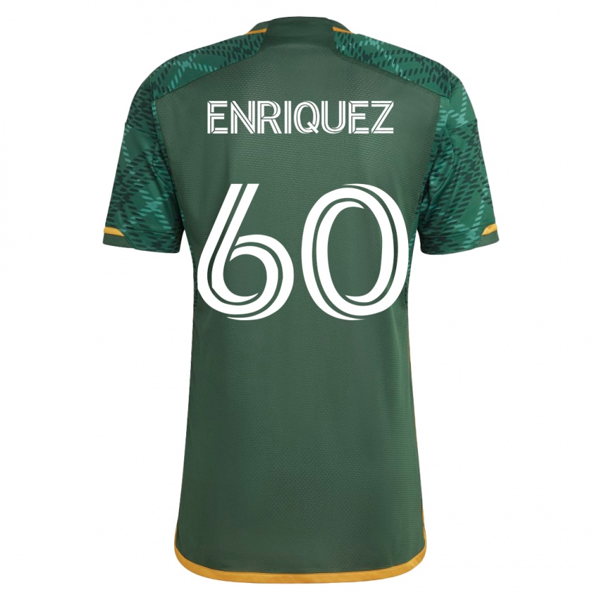 Kinder Victor Enriquez #60 Grün Heimtrikot Trikot 2023/24 T-Shirt Österreich