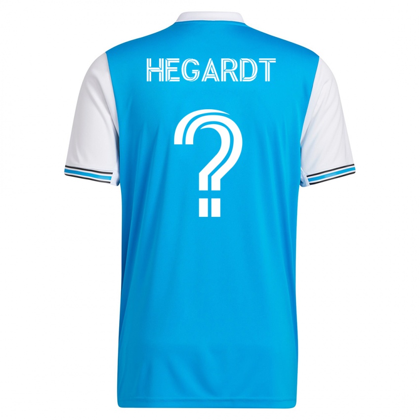 Kinder Chris Hegardt #0 Blau Heimtrikot Trikot 2023/24 T-Shirt Österreich
