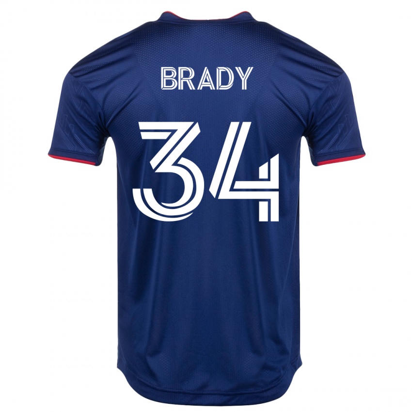 Kinder Chris Brady #34 Marine Heimtrikot Trikot 2023/24 T-Shirt Österreich