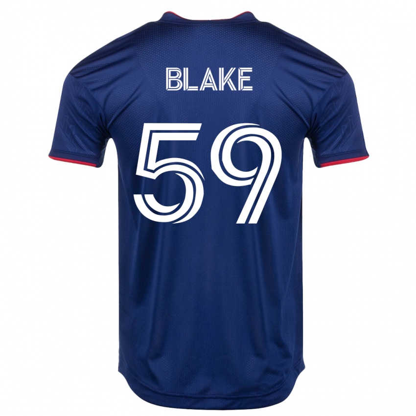 Kinder Romain Blake #59 Marine Heimtrikot Trikot 2023/24 T-Shirt Österreich
