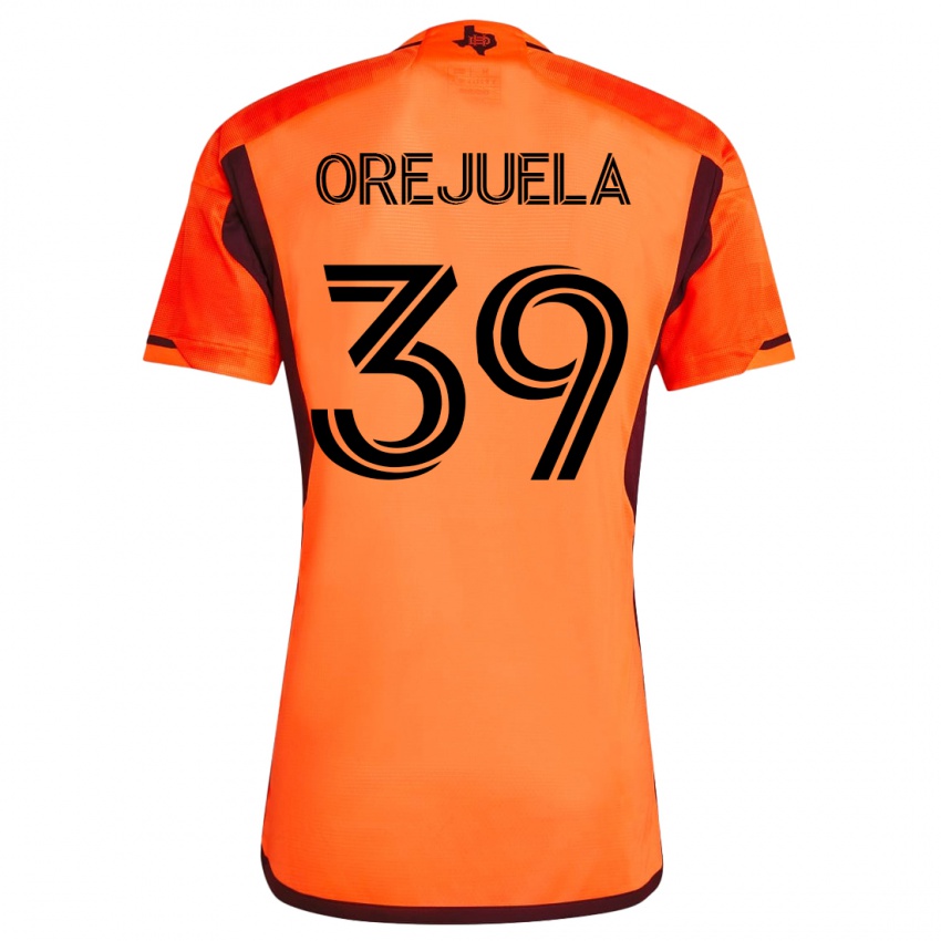 Kinder Jesus Orejuela #39 Orangefarben Heimtrikot Trikot 2023/24 T-Shirt Österreich