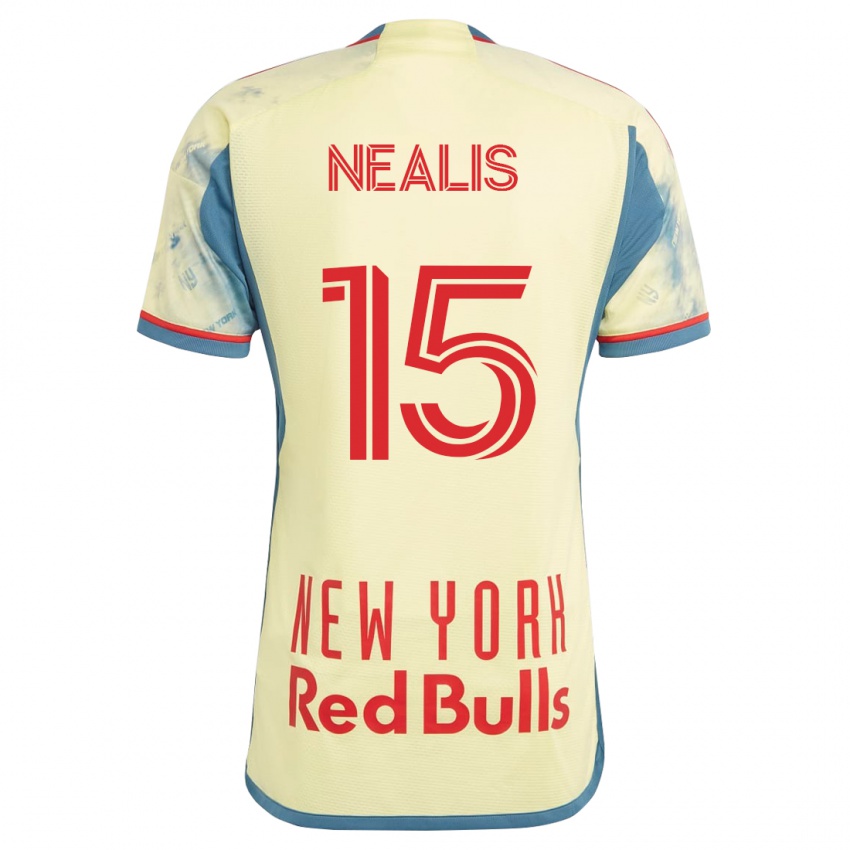 Kinder Sean Nealis #15 Gelb Heimtrikot Trikot 2023/24 T-Shirt Österreich