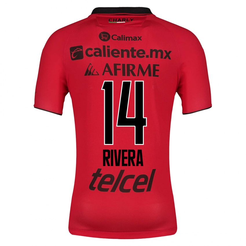 Kinder Christian Rivera #14 Rot Heimtrikot Trikot 2023/24 T-Shirt Österreich