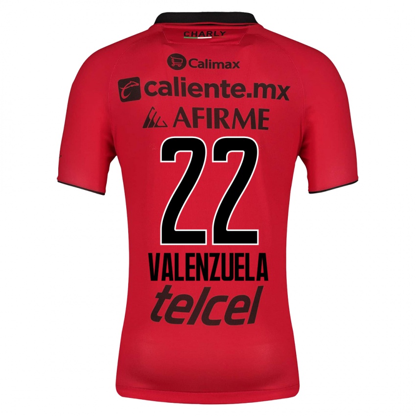 Kinder Carlos Valenzuela #22 Rot Heimtrikot Trikot 2023/24 T-Shirt Österreich