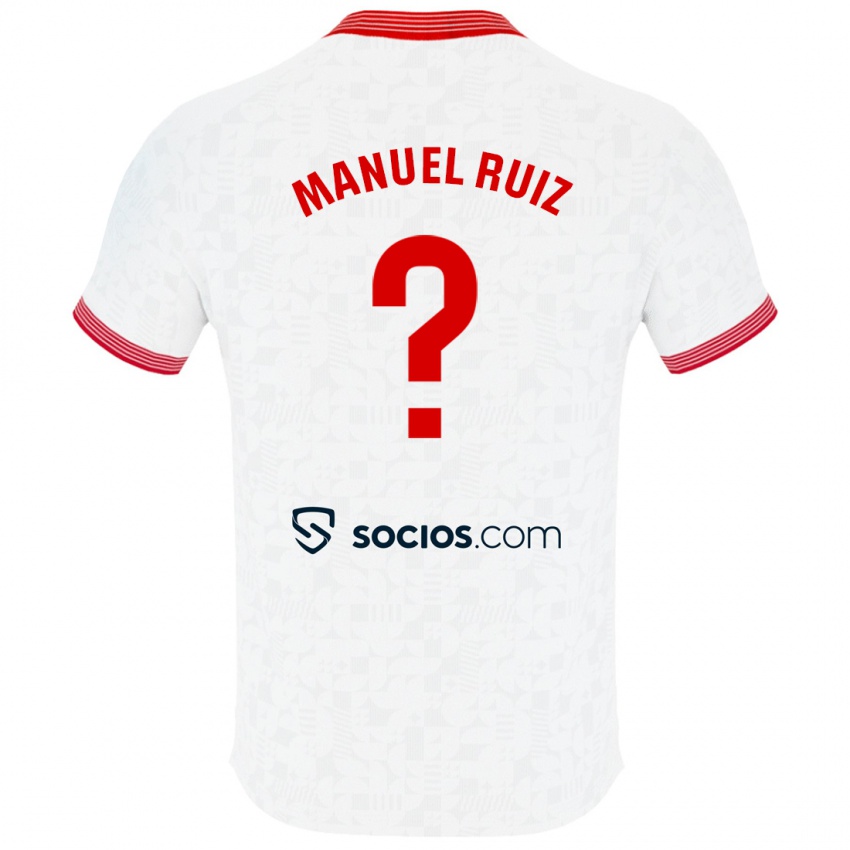 Kinder José Manuel Ruiz #0 Weiß Heimtrikot Trikot 2023/24 T-Shirt Österreich