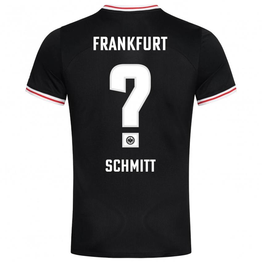 Kinder Jonathan Schmitt #0 Schwarz Auswärtstrikot Trikot 2023/24 T-Shirt Österreich