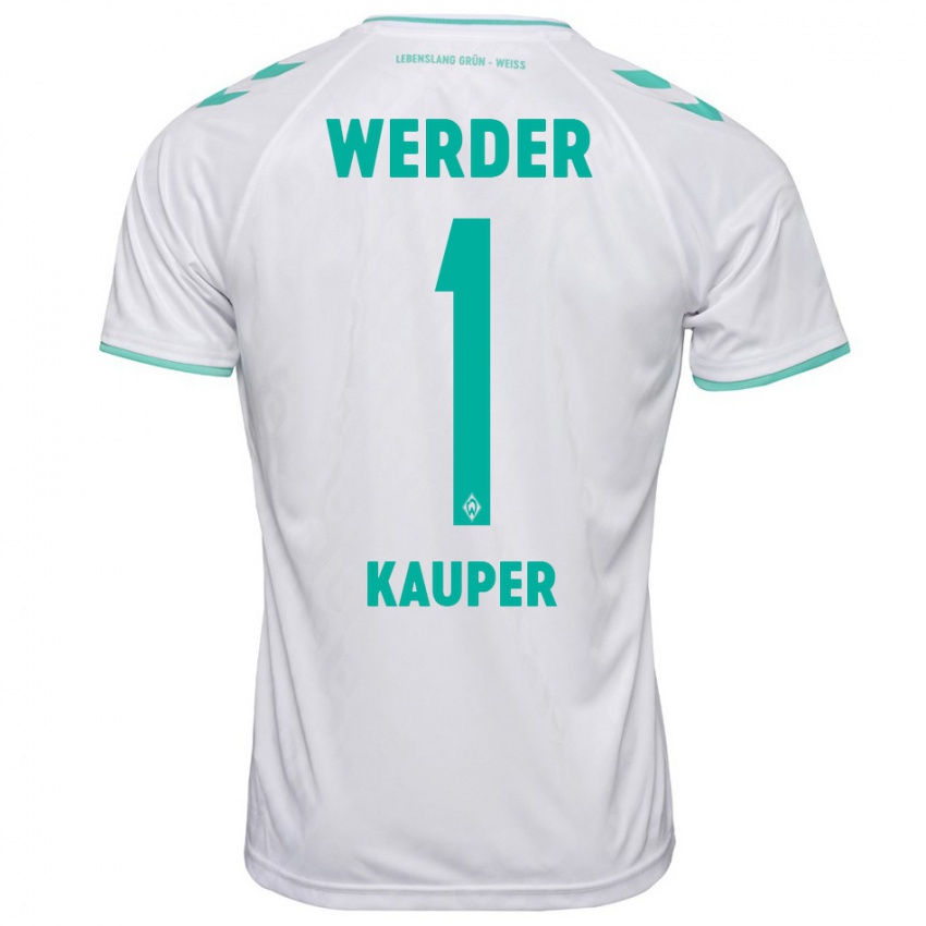 Kinder Ben Käuper #1 Weiß Auswärtstrikot Trikot 2023/24 T-Shirt Österreich