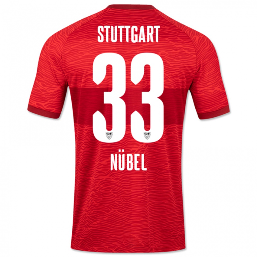 Kinder Alexander Nübel #33 Rot Auswärtstrikot Trikot 2023/24 T-Shirt Österreich