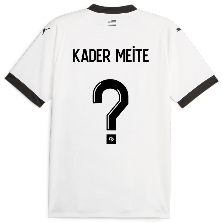 Kinder Mohamed Kader Meïté #0 Weiß Auswärtstrikot Trikot 2023/24 T-Shirt Österreich