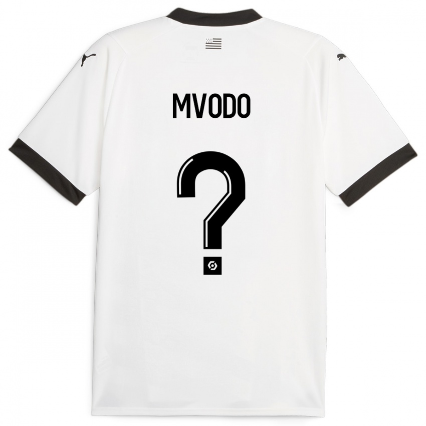 Kinder Steeve Mvodo Mvodo #0 Weiß Auswärtstrikot Trikot 2023/24 T-Shirt Österreich